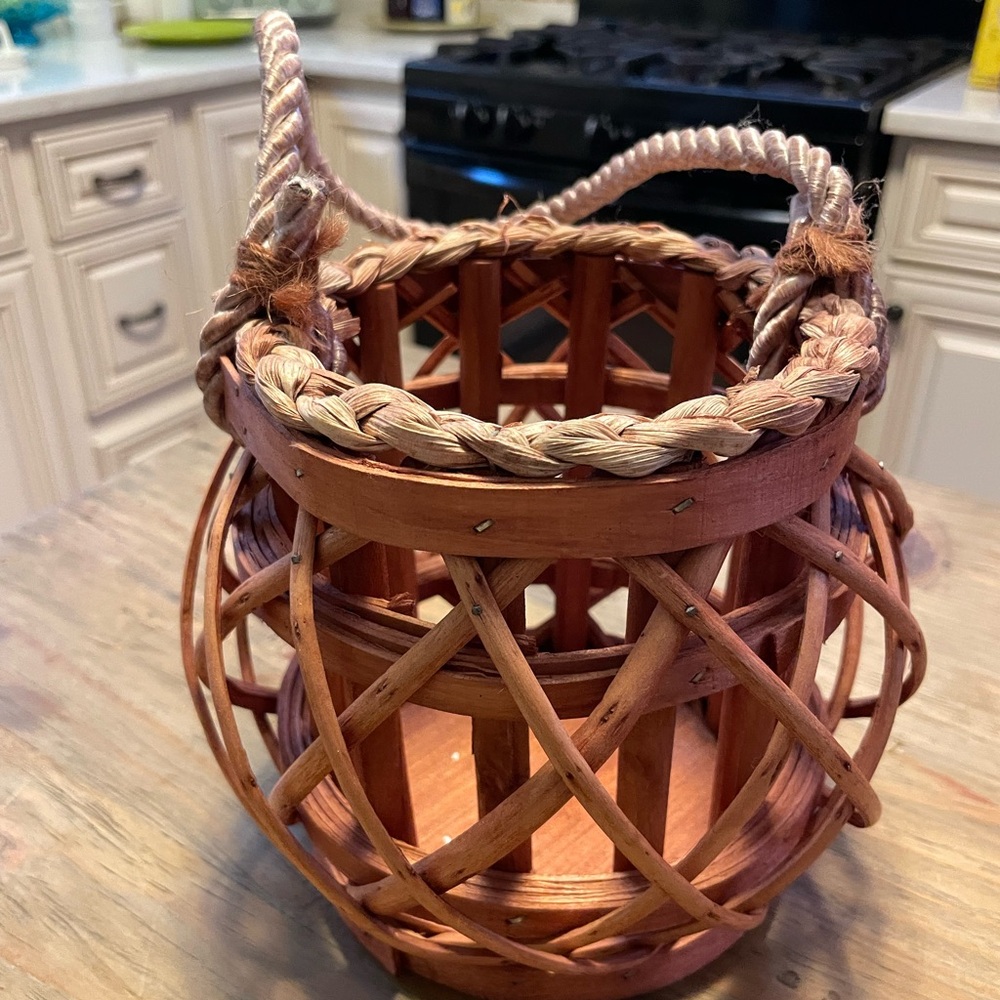 Rustic/boho candleholder